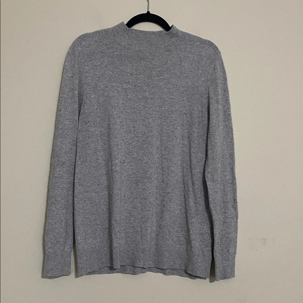 Banana Republic Men's Gray Sweater pullover L fine Italian yarn filpucci casual